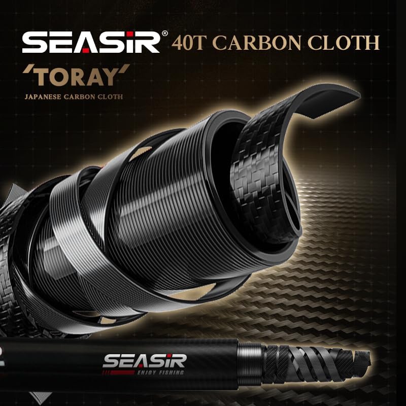 SEASIR Stream Fishing Rod, Ultralight BFS Carbon Fiber - Image 5