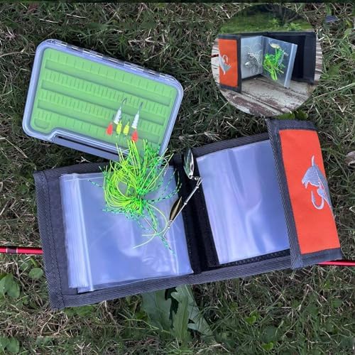 Aventik 10 Pockets Fishing Tackle Binder LeaderTippet Line Leader Wallet - Image 5