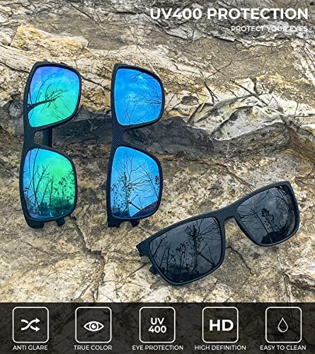KALIYADI Polarized Sunglasses for Men, Lightweight Sun Glasses with UV Protection for Driving Fishing Golf - Image 5
