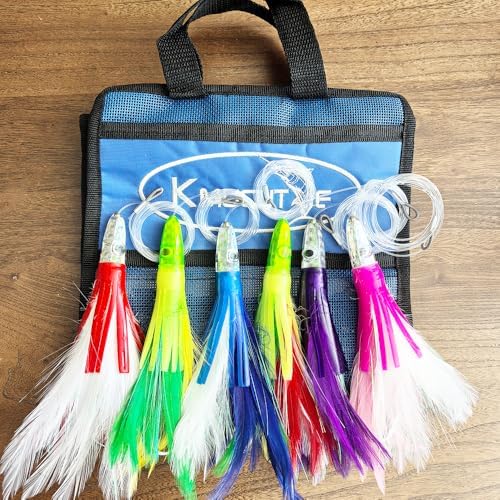 Set 6 Pcs Saltwater Trolling Lure 6.5/7/9 inch Marlin Deep Sea Fishing Bait - Image 4