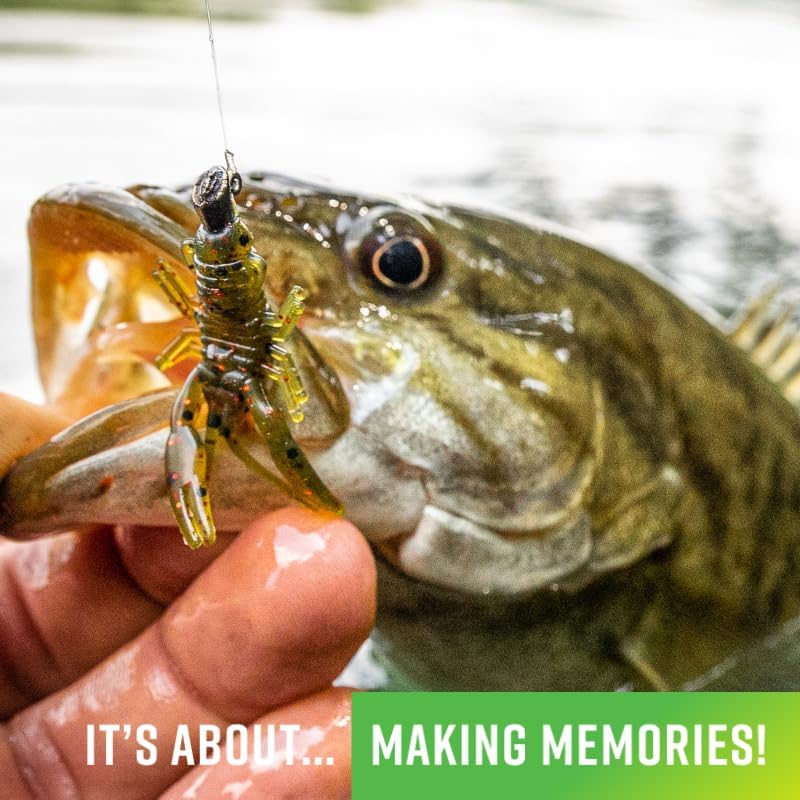 Trout Magnet Trout Slayer 28 Piece Fishing Kit, Includes 20 Crawdad Bodies and 8 Size 6 Long Shank Hooks, Great for Small Streams and Lakes, Catches All Species, White - Image 7