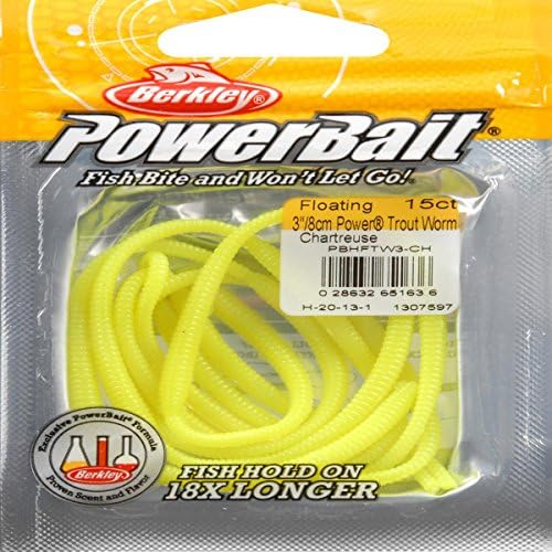 Berkley PowerBait Power Floating Trout Worm Fishing Soft Bait - Image 2