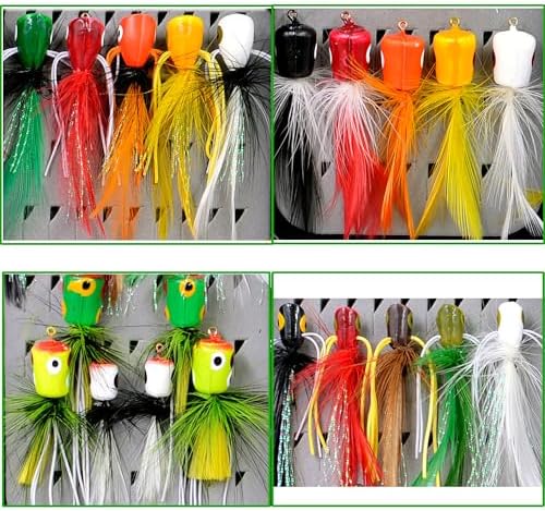 Fly Fishing Flies Kit/Trout/Salmon/bass Flies Streamers Dry/Wet Flies.Nymphs,Fly Poppers (with Waterproof Fly Box) by YAZHIDA
