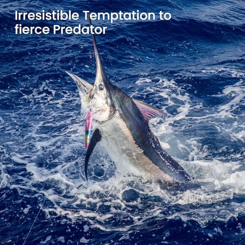 Pristis Angel Wings Vertical Jig, Saltwater Fishing Lure with Sharp Hook - Image 6