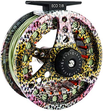 M MAXIMUMCATCH Maxcatch ECO Large Arbor Fly Fishing Reel (3/4wt 5/6wt 7/8wt) and Pre-Loaded Fly Reel with Line Combo - Image 2