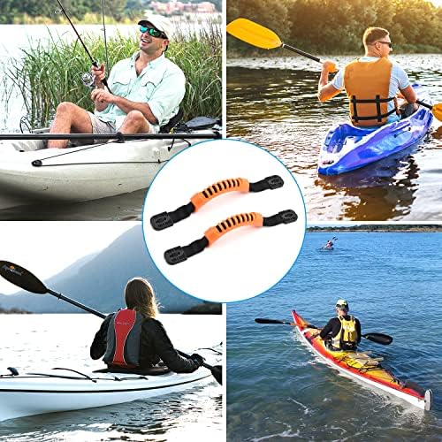 Kayak Carry Handle Rigging Kit -Kayak Canoe Carry Handles, 15 FT 6mm Elastic Bungee Cord Replacement Parts for Kayaks Canoes Boat Suitcase - Image 6
