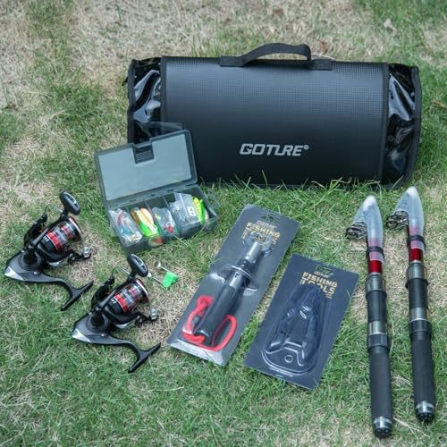 Goture 2-Pack Fishing Rod and Reel Combo with Carrier Bag,1.8M-2.7M - Image 2