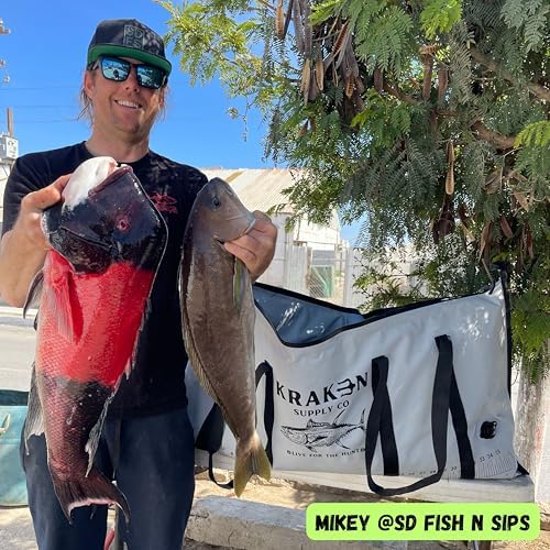 48'' Fish Kill Bag Game Bag Leak Proof Insulated for Offshore Inshore Fishing Designed in USA (48X24) - Image 6