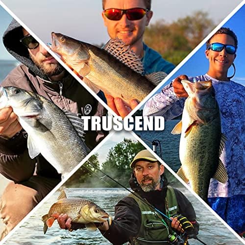 TRUSCEND Swim or Jig Fishing Spinner Baits for Freshwater and Saltwater, Rooster Tail Fishing Lures for Trout Bass Walleye Crappie Salmon Pike, Blade Bait with Copper Blade - Image 6