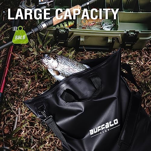 Buffalo Gear Fish Tournament Weigh in Bag for Bass Fishing, Heavy Duty Fish Bag for Caught Fish Waterproof,Leakproof,Puncture Resistant - Image 4