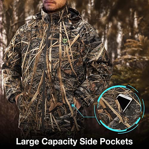 TIDEWE Rain Suit for Men, Waterproof Lightweight 2-Piece Rain Gear - Image 4