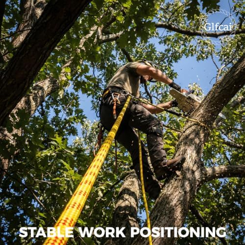 1/2 Inch Arborist Rigging Rope (250 Ft) - ASTM F2116 Certified (9,000 lbs MBS / 900 lbs SWL) - Static Polyester Bull Rope for Tree Climbing, Nautical Rigging & Swings (Blue) - Image 3
