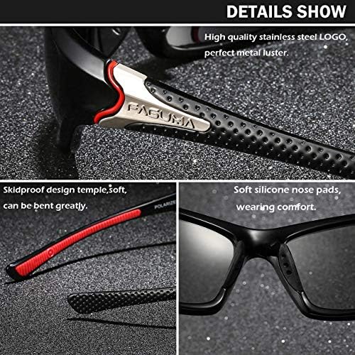 FAGUMA Sports Polarized Sunglasses For Men UV400 Protection - Image 5