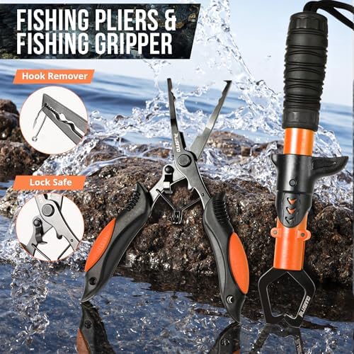 PLUSINNO Fishing Backpack with Fishing Rod &Reel Combos, Tackle Box - Image 5