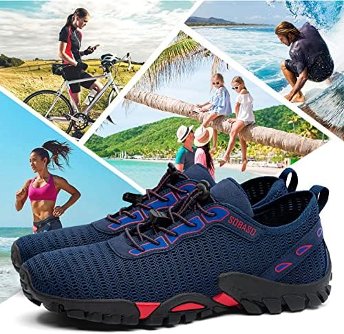 SOBASO Water Shoes Women Men Quick Drying Swim Beach Aqua Shoes for Water Sport Diving Hiking Sailing Travel - Image 2