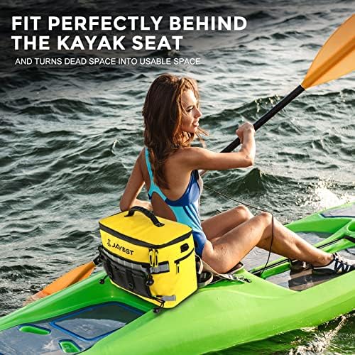 Kayak Cooler Behind Seat - Waterproof Cooler Bag Compatible with Lawn-Chair Seat Kayak，Kayak Accessories Camping Cooler, Portable Ice Chest for Fishing, Beach, Travel,Picnic, Cooler Leak-Proof - Image 4