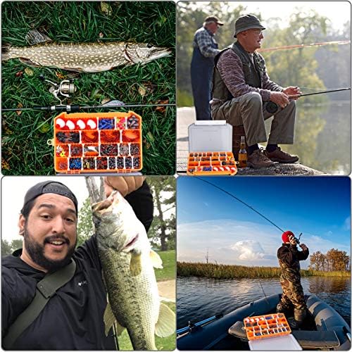 PLUSINNO Fishing Lures, All-in-One Fishing Tackle Box with Tackle Included, Fishing Gear Lure Bait Accessories Kit for Freshwater Bass Trout, Ideal Fishing Gifts for Men, Father & Beginners - Image 5