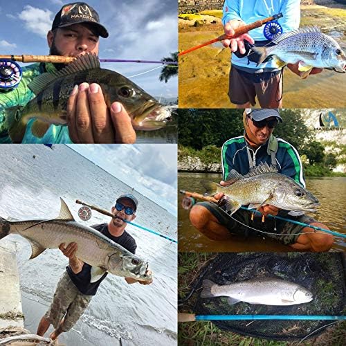 M MAXIMUMCATCH Maxcatch Fiberglass Fly Fishing Rod: 3wt/ 5wt/ 6wt/8wt in Blue,Orange, Purple or Transparent - Image 7
