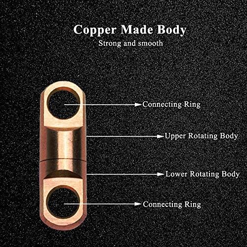 AMYSPORTS High Strength Fishing Bearing Swivels Stainless Fishing Swivel Connectors Copper Barrel Swivels for Saltwater Fishing Freshwater Fishing - Image 2