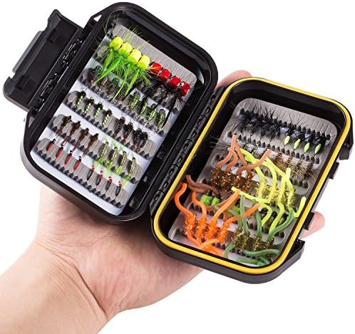 BASSDASH Fly Fishing Flies Kit Fly Assortment Trout Bass Fishing with Fly Box with Dry/Wet Flies, Nymphs, Streamers, Popper - Image 7