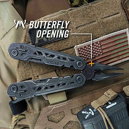 Gerber Truss 17-in-1 EDC Multitool Pliers, Pocket Knife, Molle Sheath,Black - Image 3