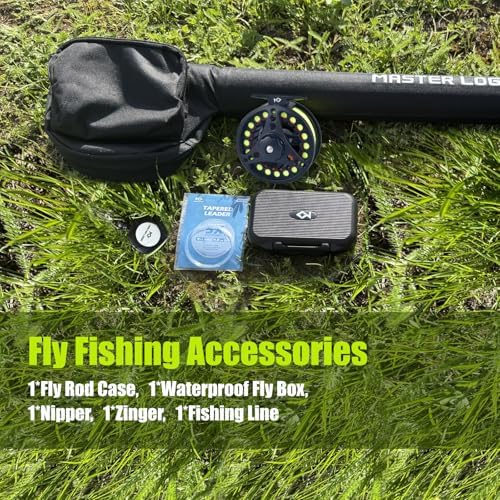 Fly Fishing Combo Starter Kit, Graphite Rod and Reel with Case - Image 5