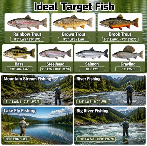 Aventik Riverbend Fly Fishing Rod with Rod Tube - Image 6