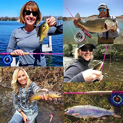 Maxcatch Women's Elegant Pink Fly Fishing Rod: 2/5-weight with Rod Tube - Image 6