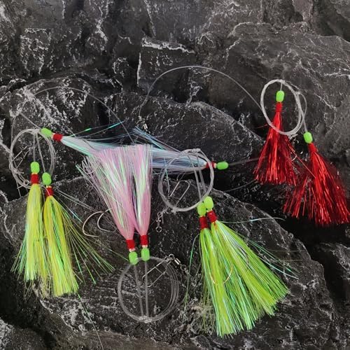 Eupheng Fluke Flounder Hi-Lo Rig, Saltwater Fishing Rig for Surf Fishing - Image 6