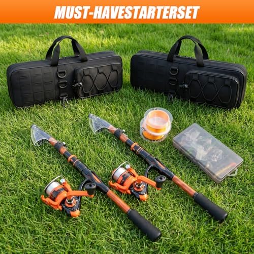 Fishing Rod and Reel Combos, 2PCS Telescopic Fishing Rod - Image 6