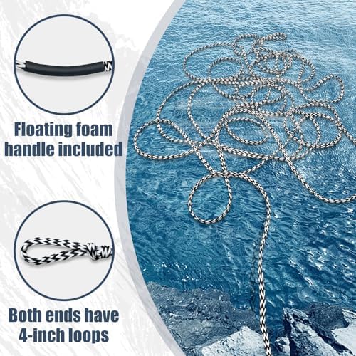 Boat Tow Rope 60ft 1-6 Riders, Floating Ropes for Towable Tubes - Image 3