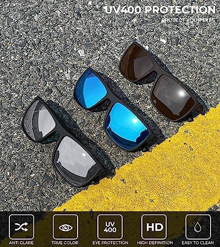 KALIYADI Polarized Sunglasses for Men, Lightweight Sun Glasses with UV Protection for Driving Fishing Golf - Image 5