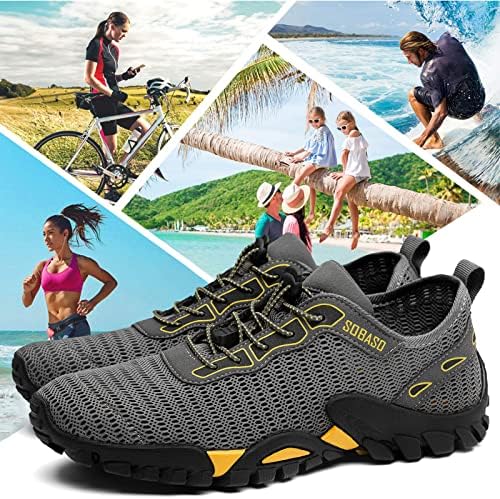 SOBASO Water Shoes Women Men Quick Drying Swim Beach Aqua Shoes for Water Sport Diving Hiking Sailing Travel - Image 2