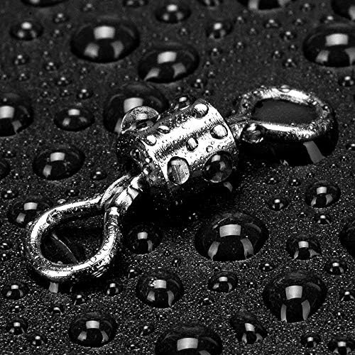 Siasky Fishing Swivels, 200pcs Barrel Swivels Fishing Stainless Steel Swivel Fishing for Saltwater Freshwater Fishing - Image 3