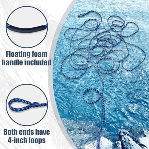 Boat Tow Rope 60ft 1-6 Riders, Floating Ropes for Towable Tubes - Image 3