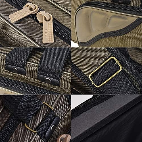 Lixada 1680D Fishing Rod Case Potable 3 Layer 90cm Waterproof Ice Fishing - Image 3