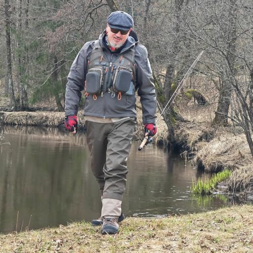 Kylebooker Men's Wading Boots Lightweight Anti-Slip Fly Fishing Wading Shoes - Image 2
