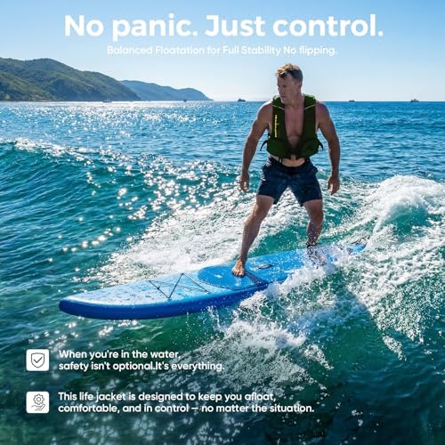 Adjustable Lightweight Breathable Water Safety Life Jacket | Classic Unisex Design | Multi-Functional Dual Storage Pockets | Suitable for Various Water Activities - Image 3