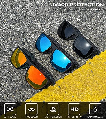 KALIYADI Polarized Sunglasses for Men, Lightweight Sun Glasses with UV Protection for Driving Fishing Golf - Image 5