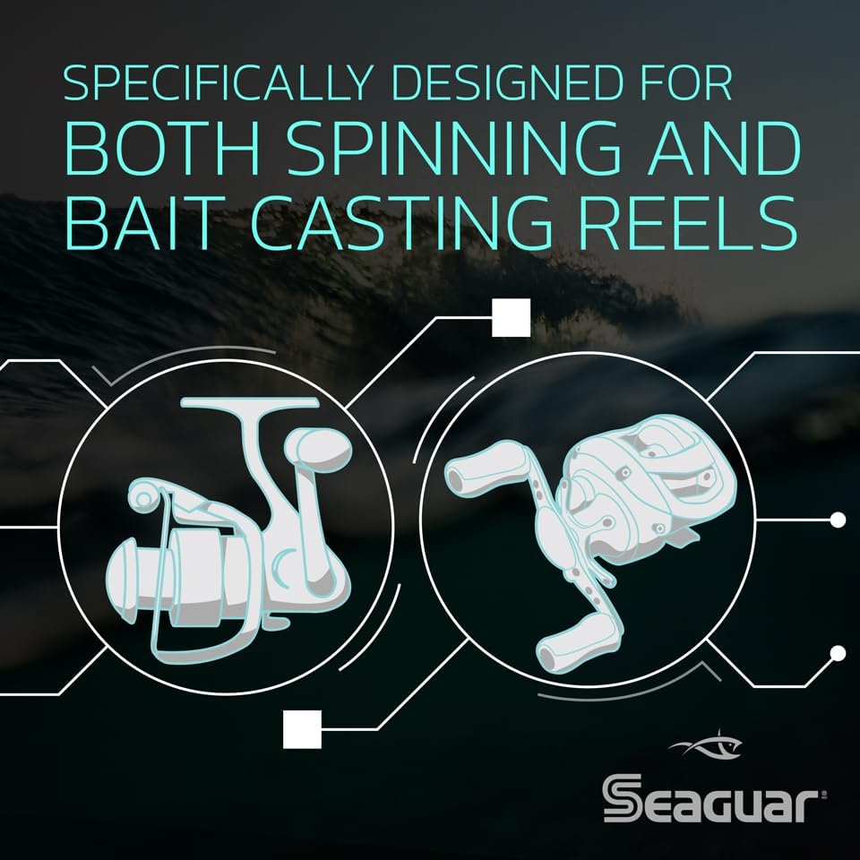 Seaguar Tatsu Fishing Line for Casting, & Live Bait, 100% Fluorocarbon, Clear, Multiple Sizes - Image 5