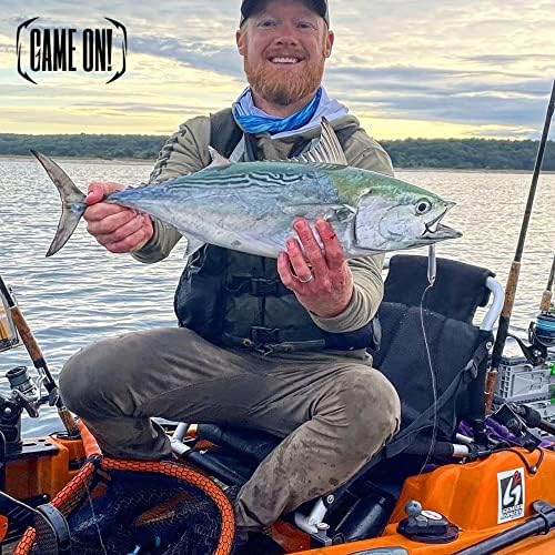 Game On! EXO Jigs™ - Shatter Resistant Jig - Saltwater Lures for Long-Distance Casting - Durable 4X VMC Hooks for Tuna - Image 7