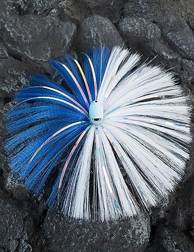 BLUEWING Sea Trolling Lures with Lead Head Saltwater Fishing Witches Big Game Ballyhoo Skirt for Tuna, Wahoo, Sailfish, Mahi Mahi 1oz, 2oz, 4oz, 6oz, 8oz - Image 4