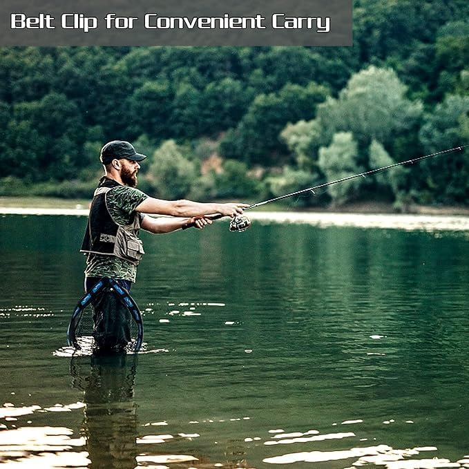 PLUSINNO Fishing Net Fish Floating Landing Net with Handle - Image 3