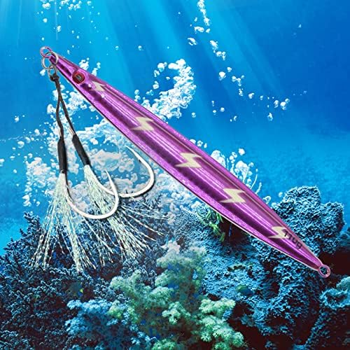 Fishing Vertical Jig Spoon Lures Slow Pitch Design Saltwater Tuna Bait Plus - Image 6