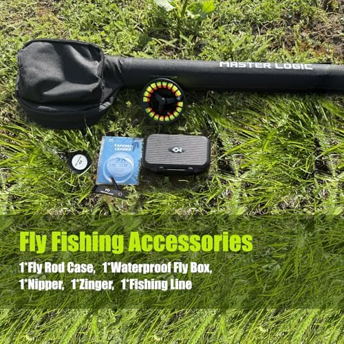 Fly Fishing Combo Starter Kit, Graphite Rod and Reel with Case - Image 5