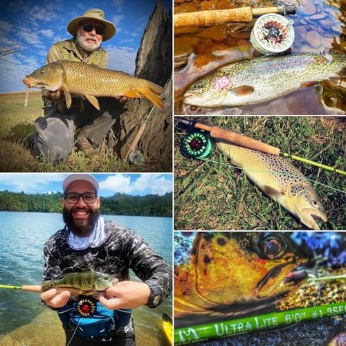 Maxcatch Ultra-Lite Fly Rod for Stream River Panfish/Trout Fishing 1/2/3 Weight and Combo Set Available - Image 6