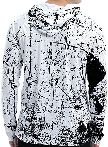 Men's UPF 50+ Sun Protection Hoodie, Long Sleeve Fishing Shirt - Image 2