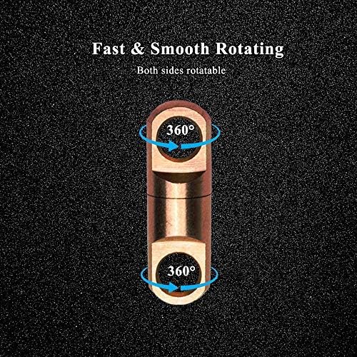 AMYSPORTS High Strength Fishing Bearing Swivels Stainless Fishing Swivel Connectors Copper Barrel Swivels for Saltwater Fishing Freshwater Fishing - Image 4