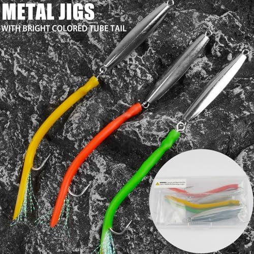Diamond Jigs Saltwater Fishing Lures, Bottom Bouncing Sinking Casting Lures - Image 5
