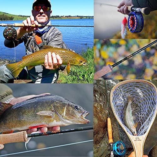 M MAXIMUMCATCH Aspire - Fly Fishing Rod 40T Carbon Fiber, Anodized Reel Seat, 9FT 4-Piece, 5/6/8 wt - Image 6